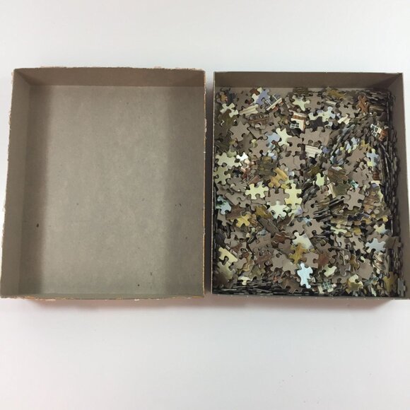 Charles Wysocki's Americana MB 1000 Piece Puzzle 4679-11 Lake House Lighthouse - Picture 2 of 9